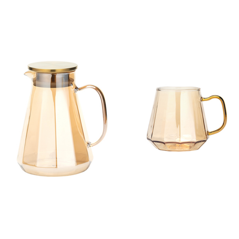 Yellow Glass Pitcher - Grafton Collection