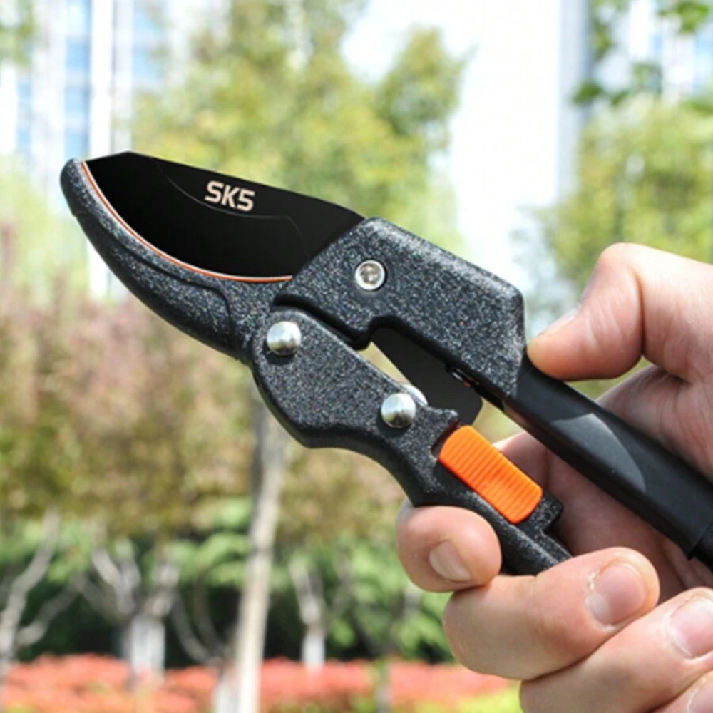 Minimalist Stainless Steel Gardening Pruning Shears For Plant Branches