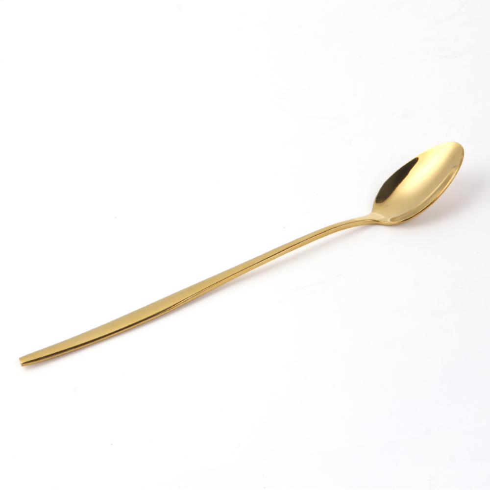 Colorful Stainless Steel Elongated Traditional Spoons - Grafton Collection