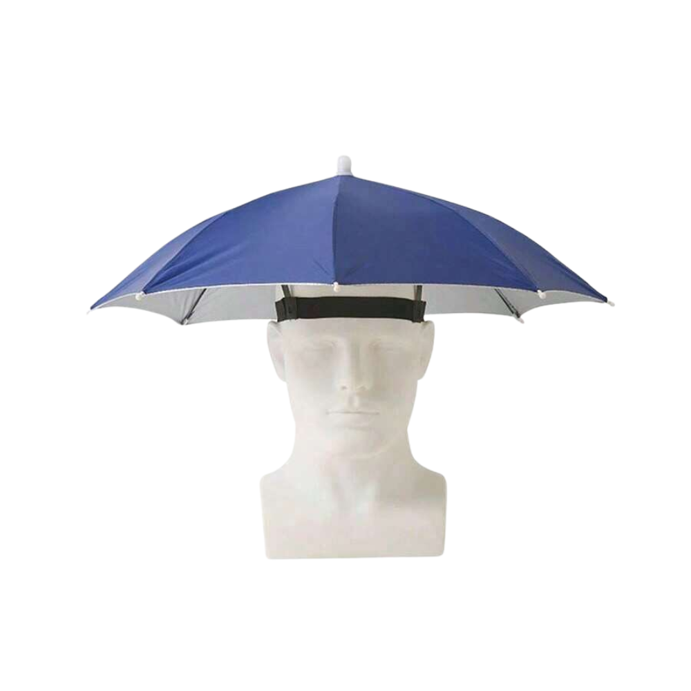 Elastic Headband Umbrella Hat For Camping And Fishing Uv
