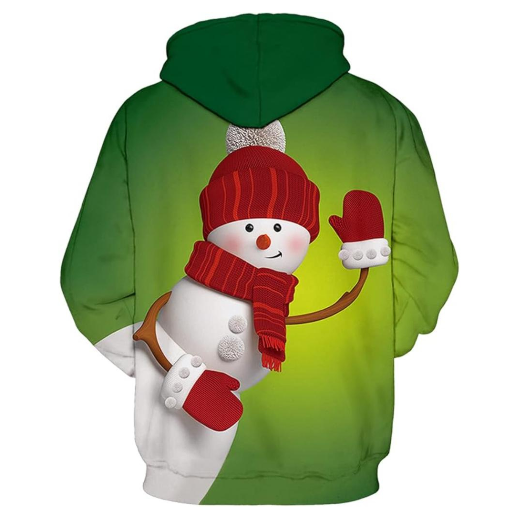 Christmas All Over Print 3D Pullover Hoodie With Pocket