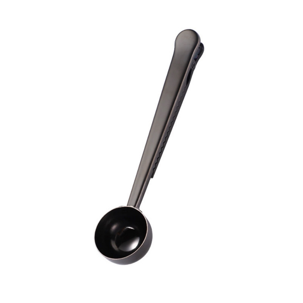 Multi-Purpose Stainless Steel Measuring & Coffee Cup Spoon With Clip - Grafton Collection