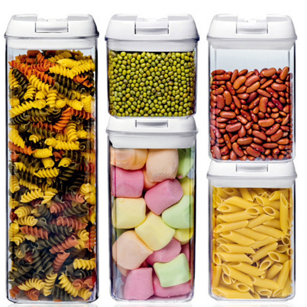 Airtight Food Storage Organizers - 5 Pieces - Grafton Collection