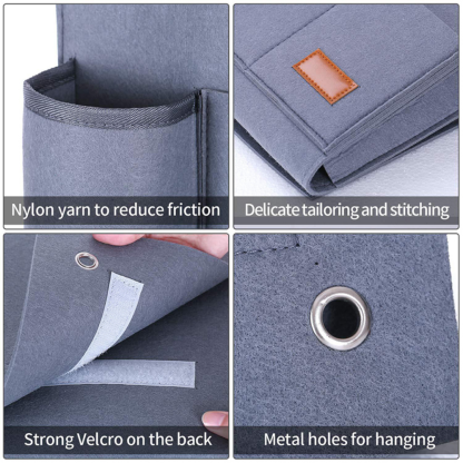 Multifunctional Wall-Mounted Felt Storage Bag - Grafton Collection