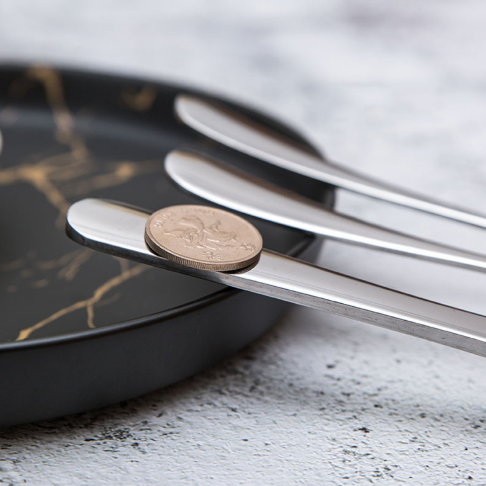 Stainless Steel Flatware Set - 16 Pieces - Grafton Collection