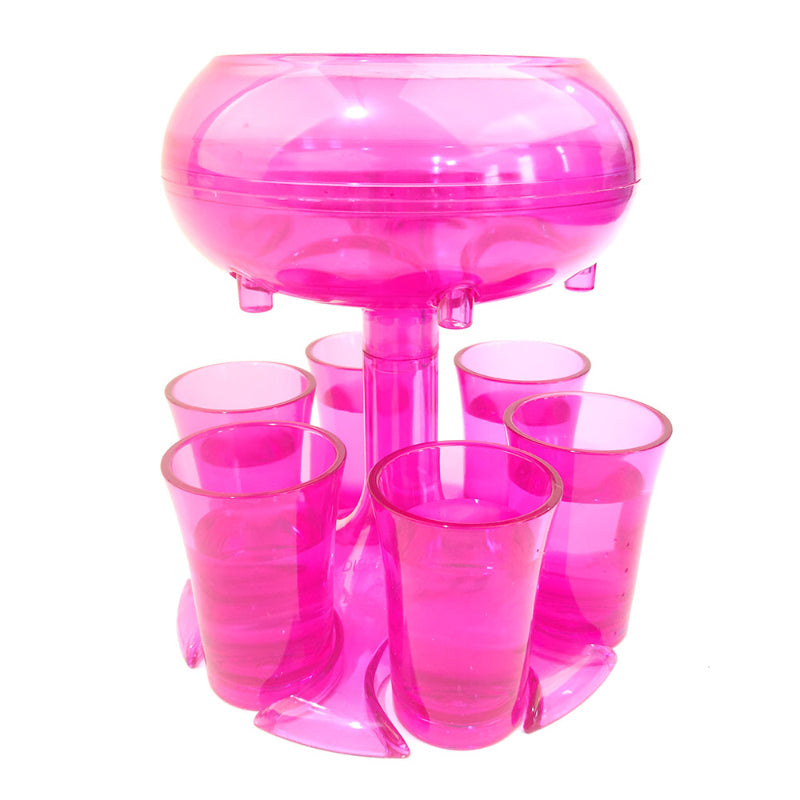 6 Shot Glass Dispenser And Holder - Grafton Collection