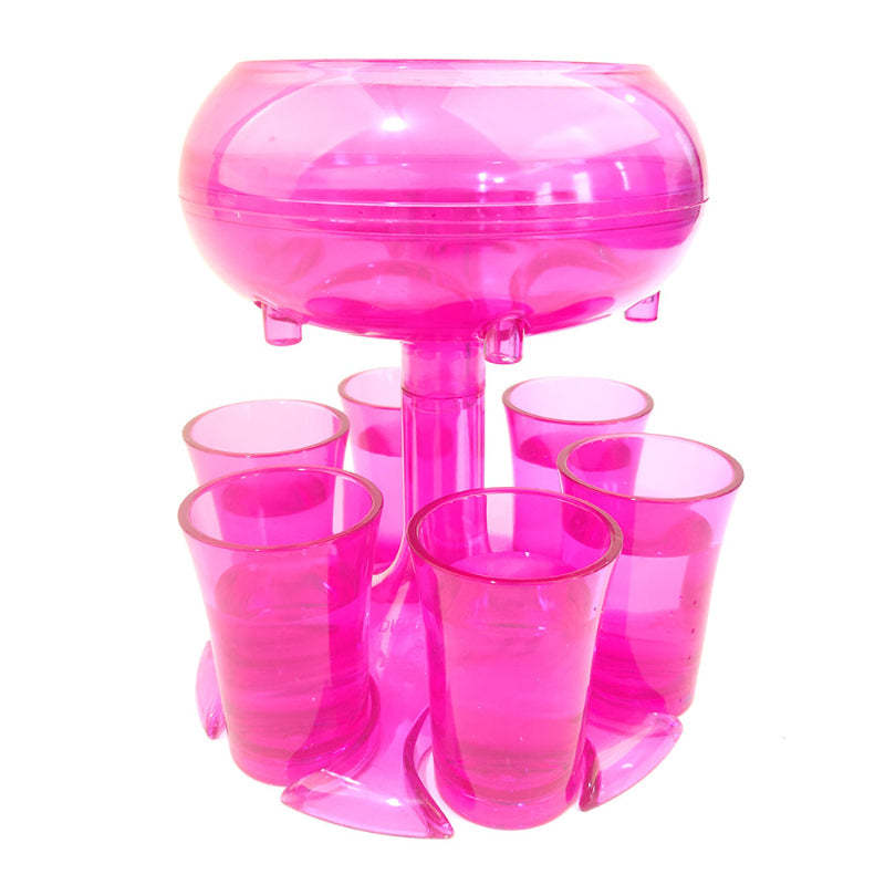 6 Shot Glass Dispenser And Holder - Grafton Collection