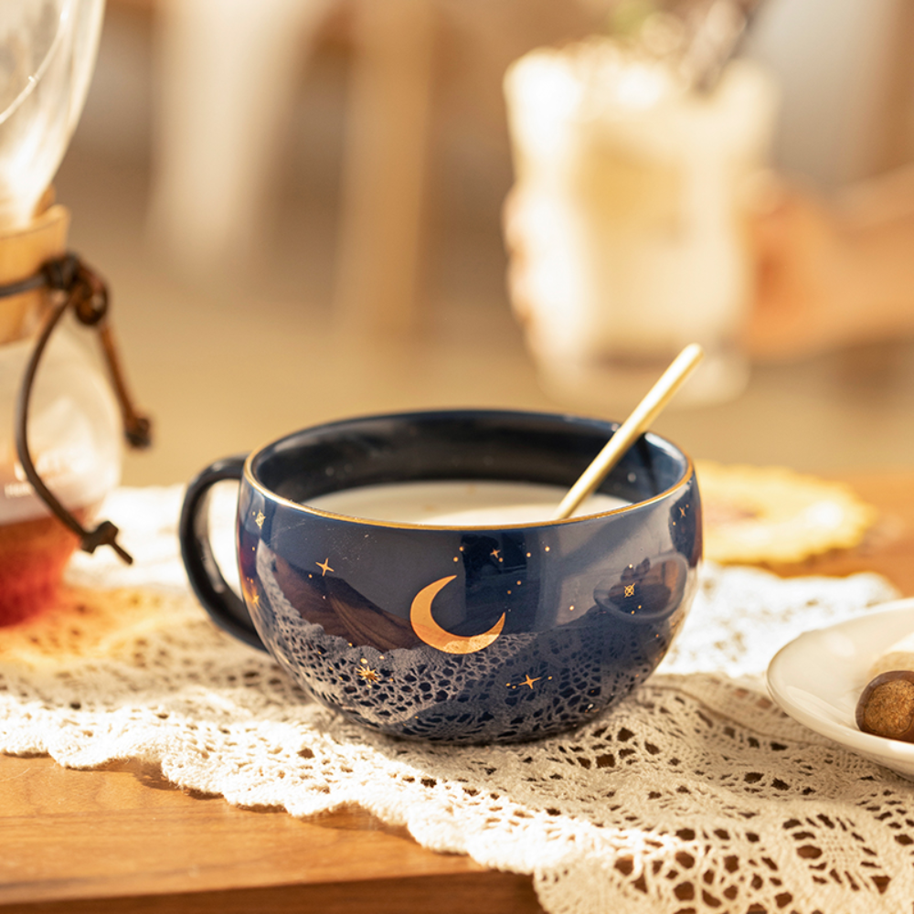 Night Themed Ceramic Mugs - Grafton Collection