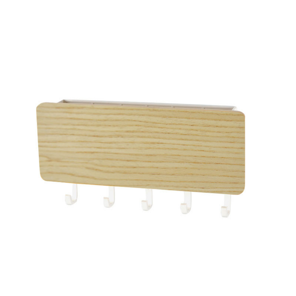 Japanese Style Wooden Hanging Key & Accessories Storage Rack - Grafton Collection