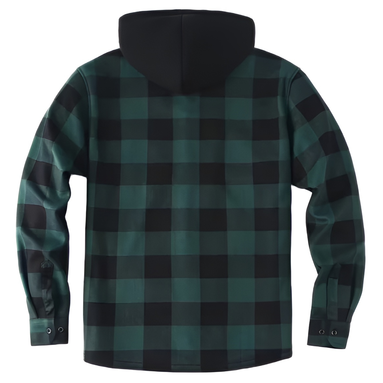 Men Heavyweight Winter Hooded Shirt