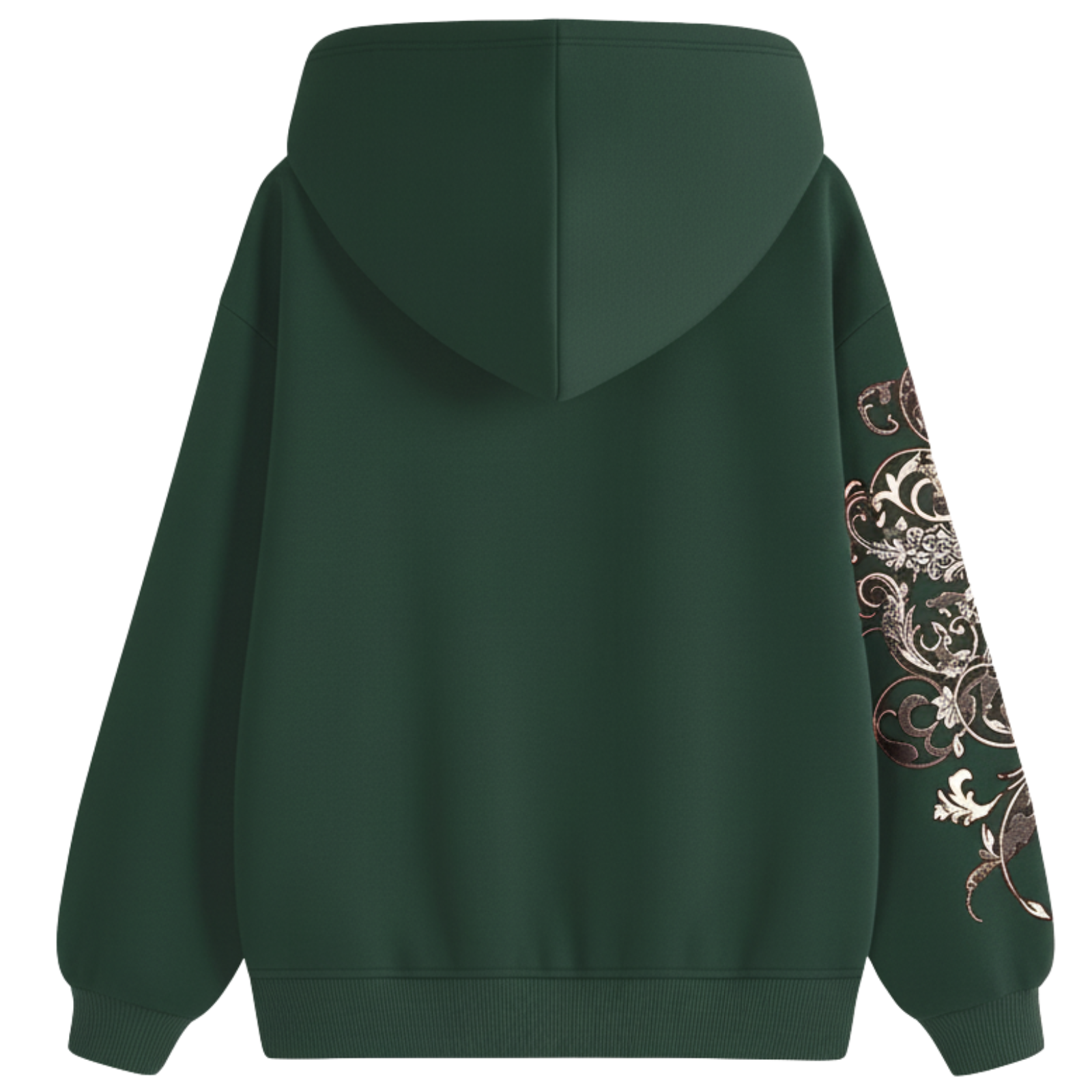 Women Gothic Angel Wings and Cross Graphic Hoodie