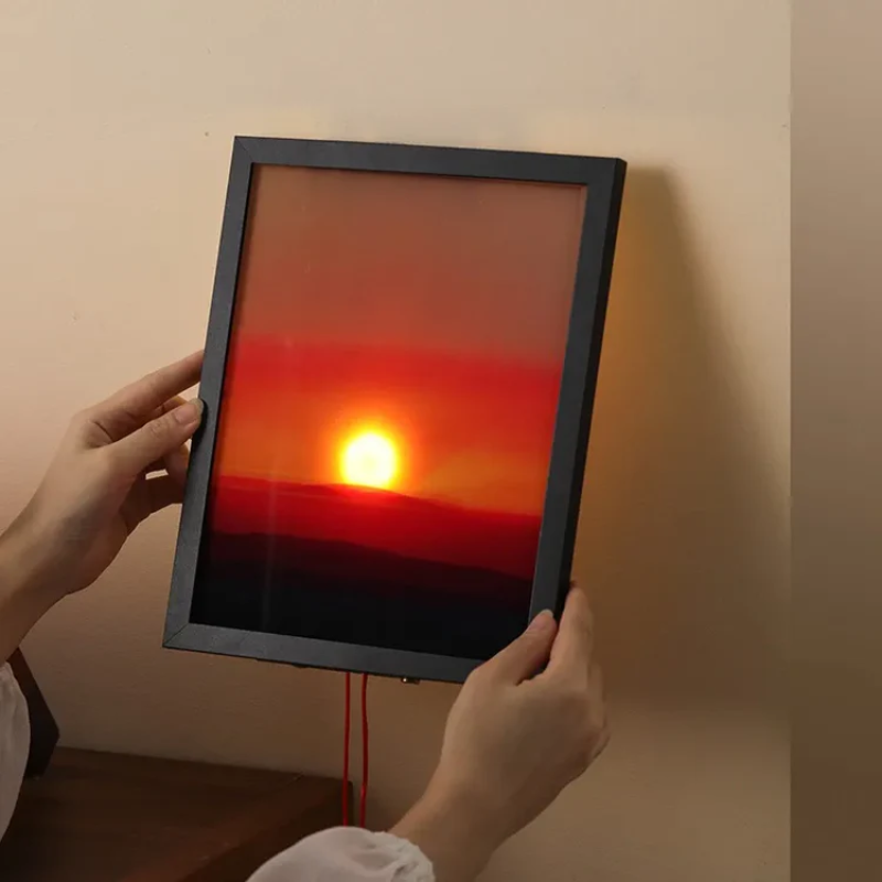 Pull String Wall Lamp With Sunrise And Sunset Light Effect