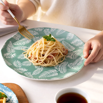 Blue Leaf Dinnerware - Grafton Collection