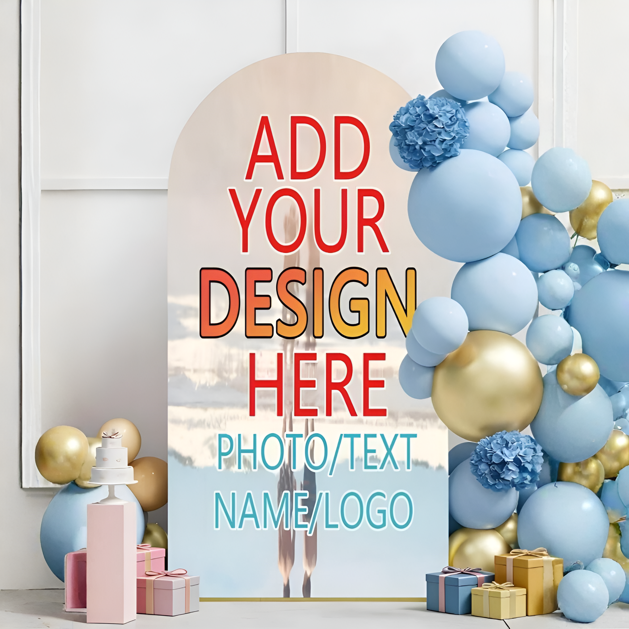 Customized Elastic Arch Cover - Graduation Arch