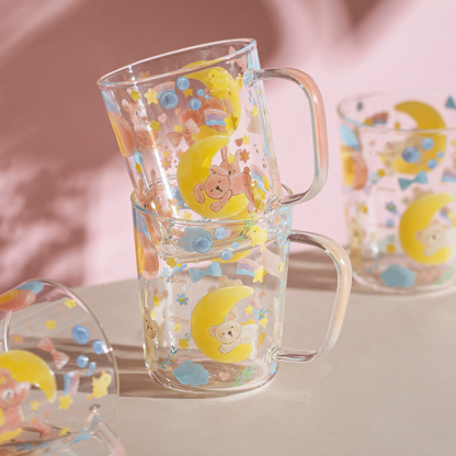 Cartoon Bear Glass Mugs - Grafton Collection