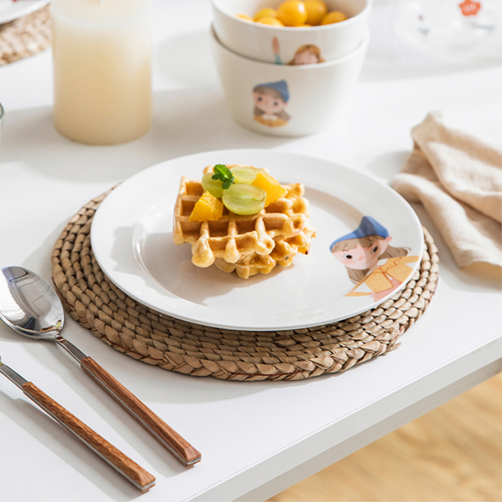 Family Series Porcelain Dinnerware Ceramic Tableware - Grafton Collection