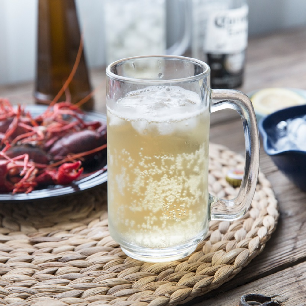 Tall Glass Mugs - Grafton Collection