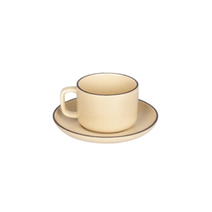 Ceramic Tea Cups + Holder - Grafton Collection