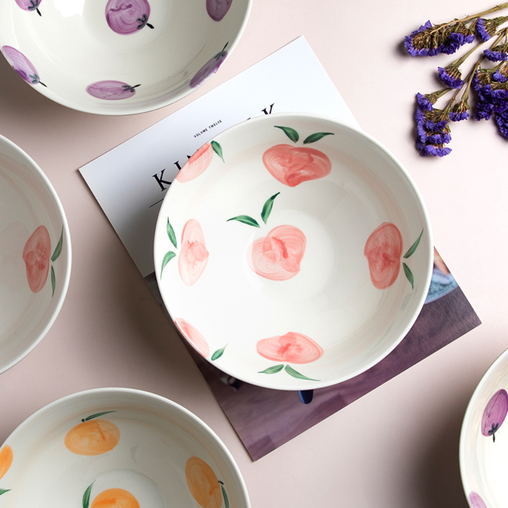 Fruit Pattern Style Salad & Rice Bowl - Grafton Collection