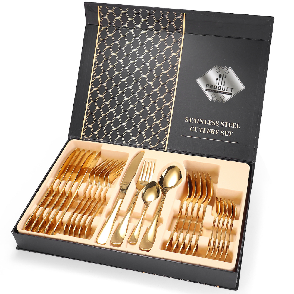 Stainless Steel Cutlery Set - 16 & 24 Pieces - Grafton Collection