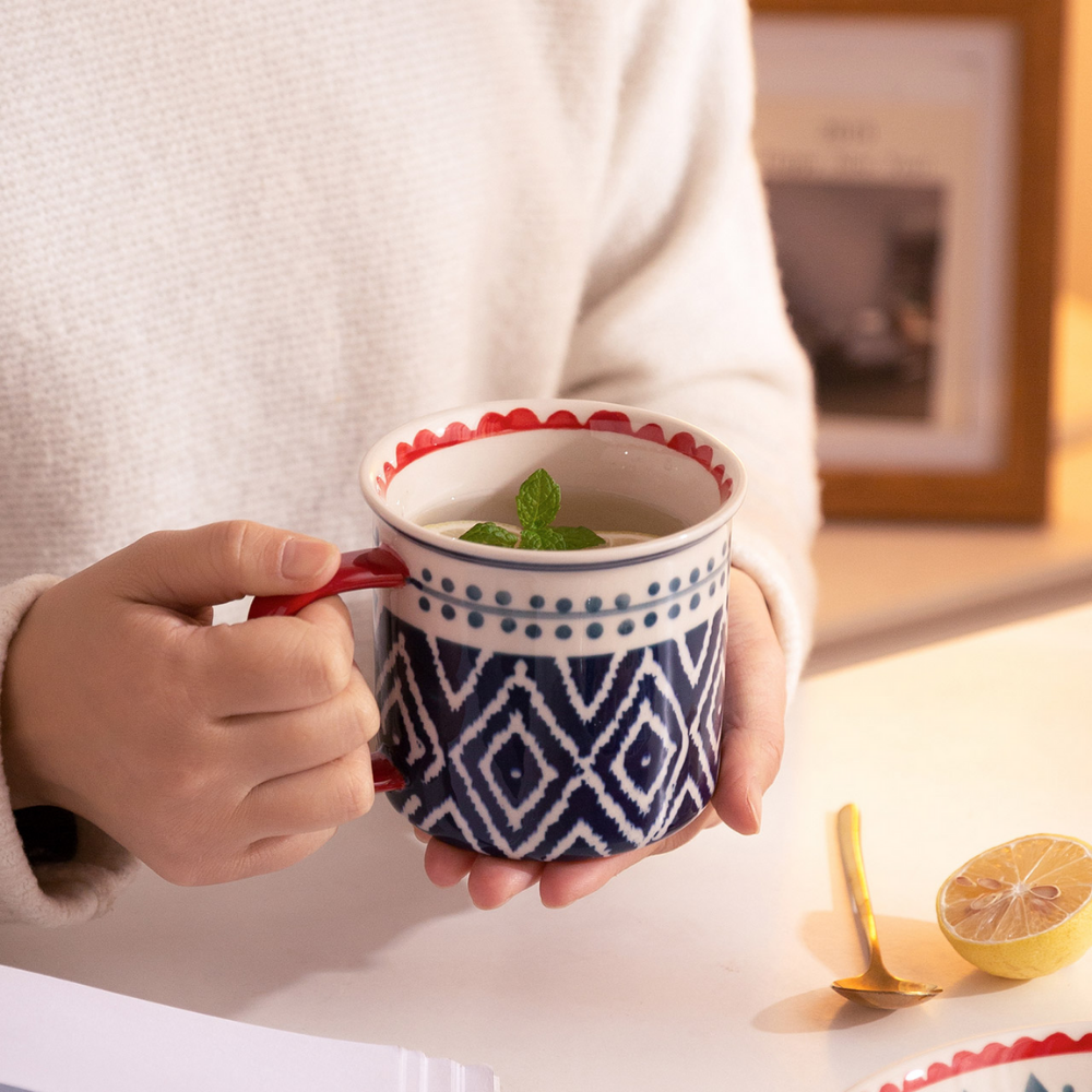 Pattern Blue Ceramic Dishes - Grafton Collection