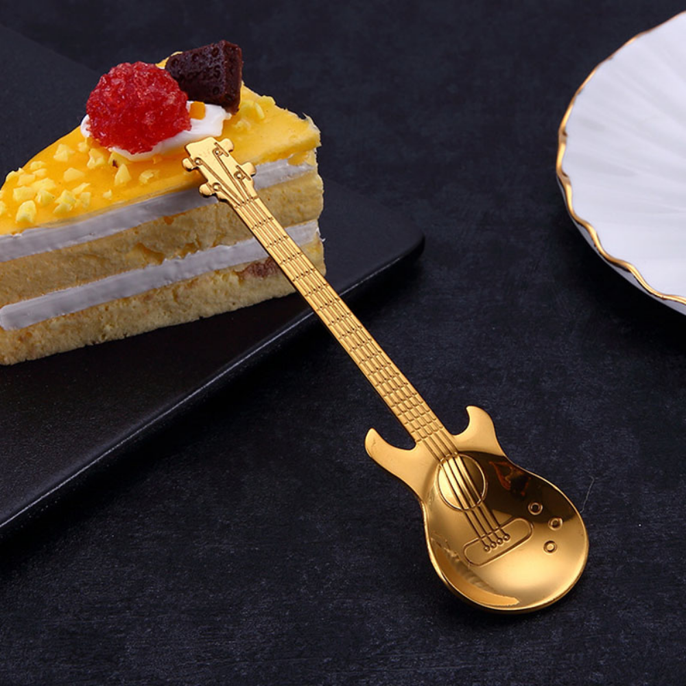Creative Guitar Shaped Stainless Steel Spoons - Grafton Collection