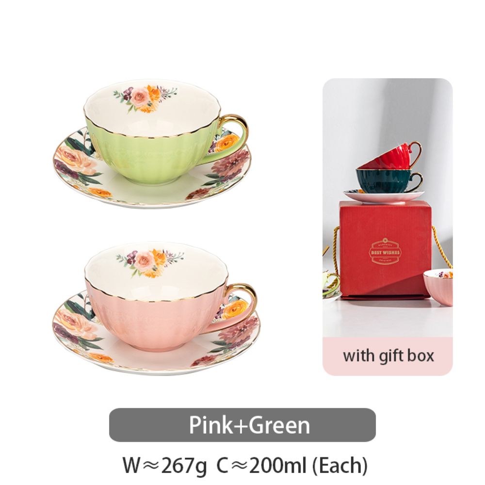 European Exquisite Afternoon Luxury Coffee Cup Set - Grafton Collection