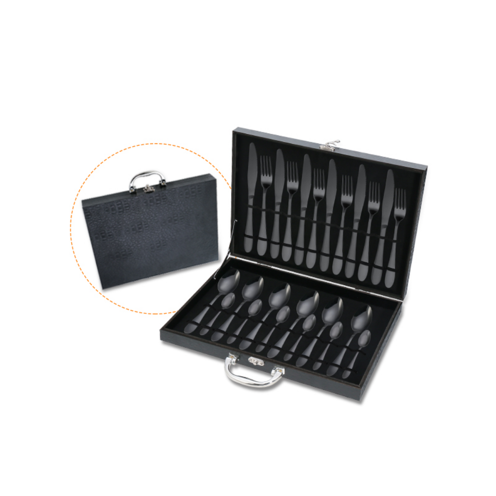 Eco-Friendly Stainless Steel 24Pcs Dinnerware Set - Grafton Collection