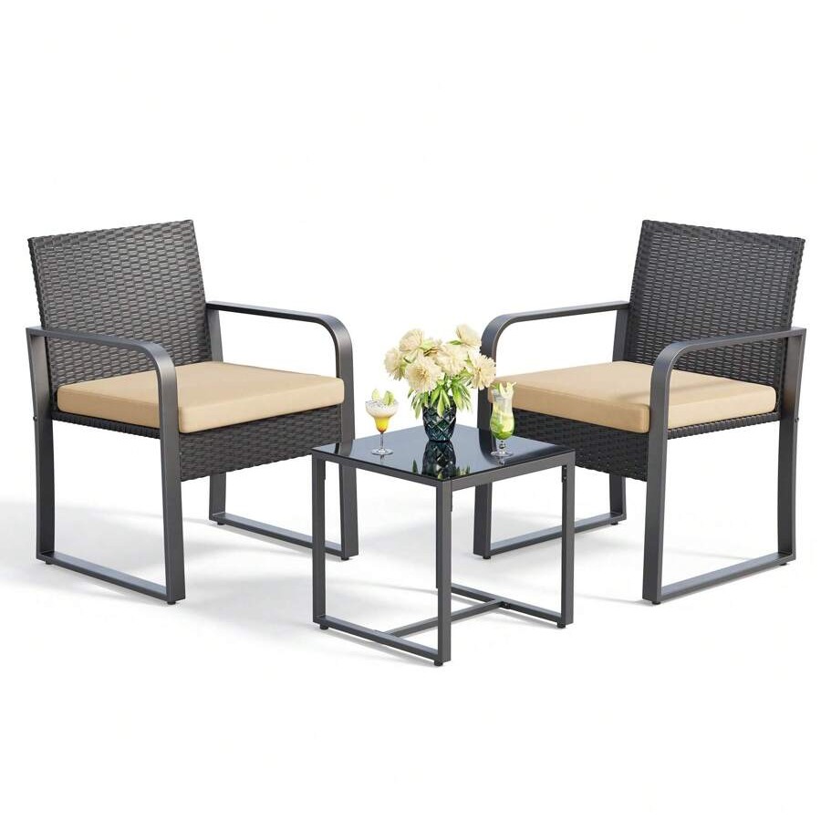 3 Piece Patio Bistro Set
