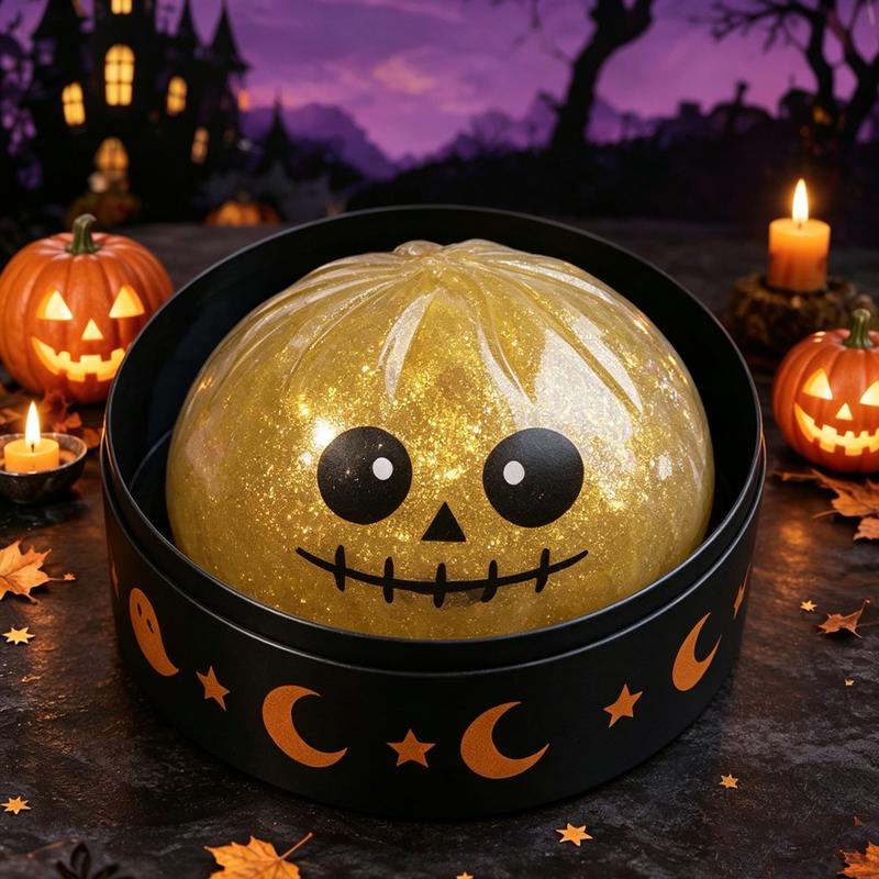 Halloween Glitter Dumpling Squeeze Toys Squishy Fidget Set