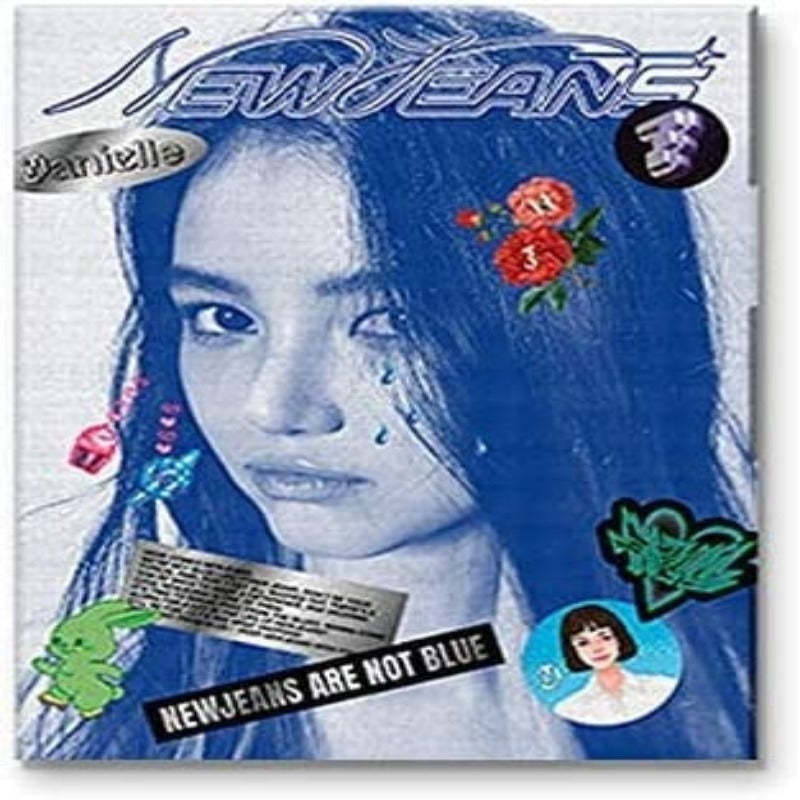 NewJeans 1st EP Album Bluebook Version CD+Mini Poster On Pack+Log Book+Pin-up Book+Phoning Manual Book+ID Card+Sticker Pack+Photocard+Tracking Sealed - Grafton Collection