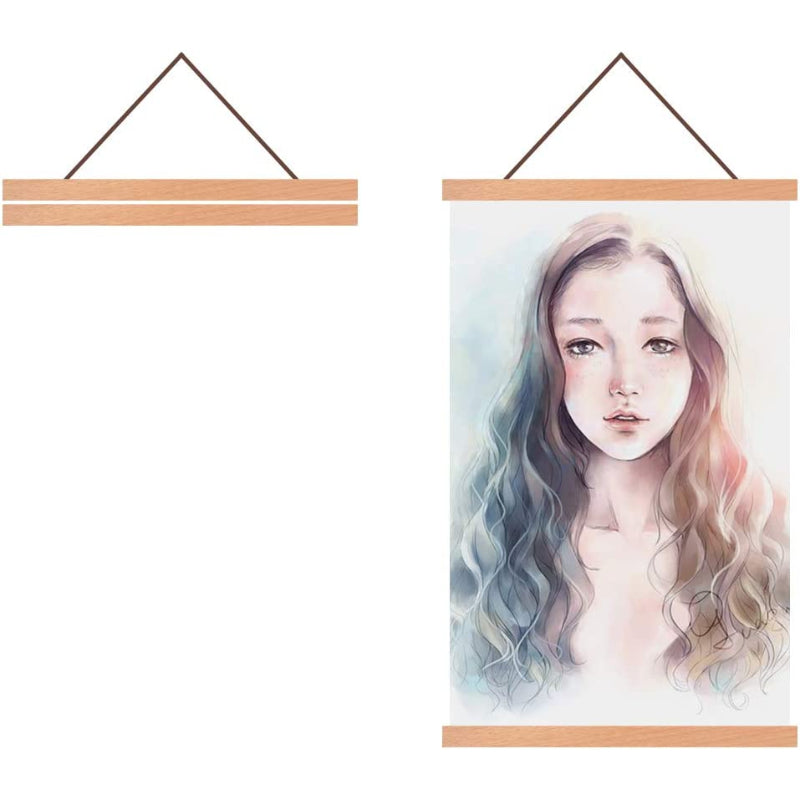 Magnetic Posters Frame Hanger, Magnet Poster Hanger for Posters, Kids Paintings, Maps And Canvas Artworks - Grafton Collection