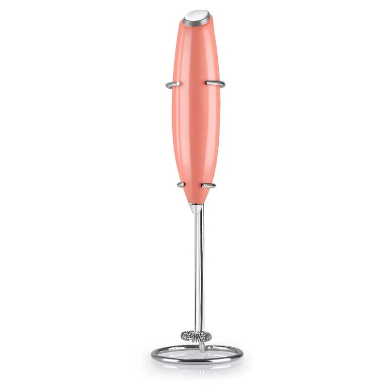 Milk Frother Handheld Foam Maker For Lattes - Whisk Drink Mixer For Coffee, Mini Foamer For Cappuccino, Frappe, Matcha, Hot Chocolate - Grafton Collection