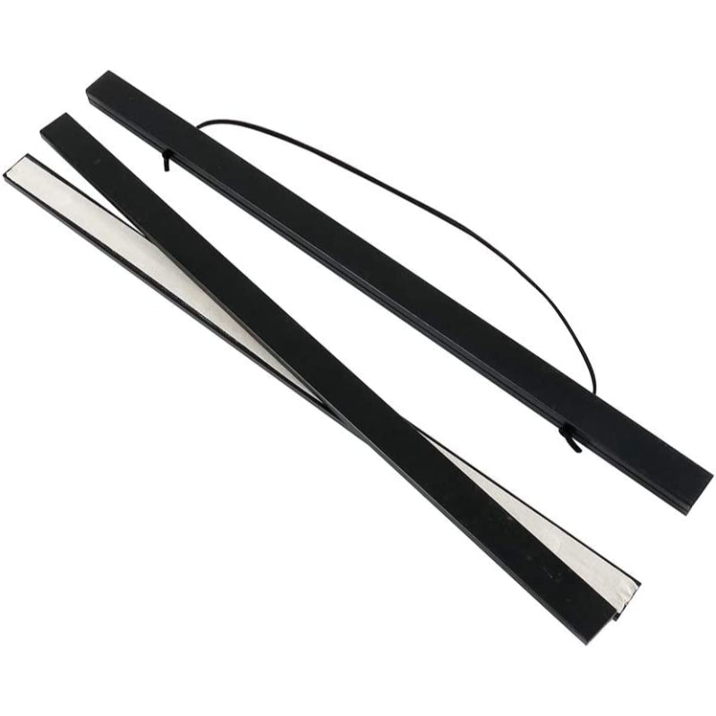 Magnetic Poster Hanger Frame, Light Wood Wooden Magnet Canvas Artwork Print Dowel Poster Hangers Frames Hanging Kit - Grafton Collection