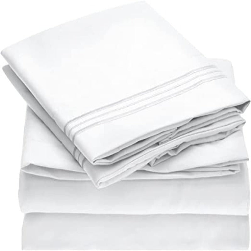 Extra Deep Pocket King Size Sheets - Bedding Sheets & Pillowcases - Hotel Luxury, Ultra Soft, Cooling Bed Sheets - Grafton Collection