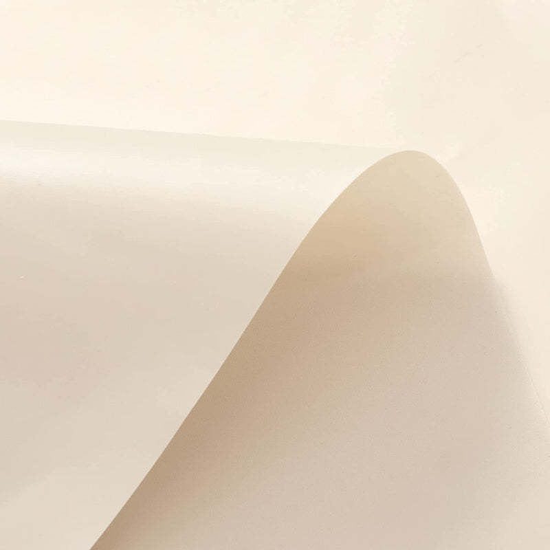 Beige Shower Curtain Liner - Lightweight Shower Curtain With Magnets, Metal Grommets - Grafton Collection