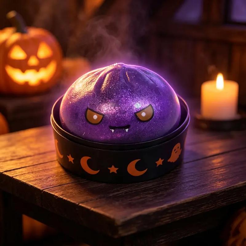 Halloween Glitter Dumpling Squeeze Toys Squishy Fidget Set