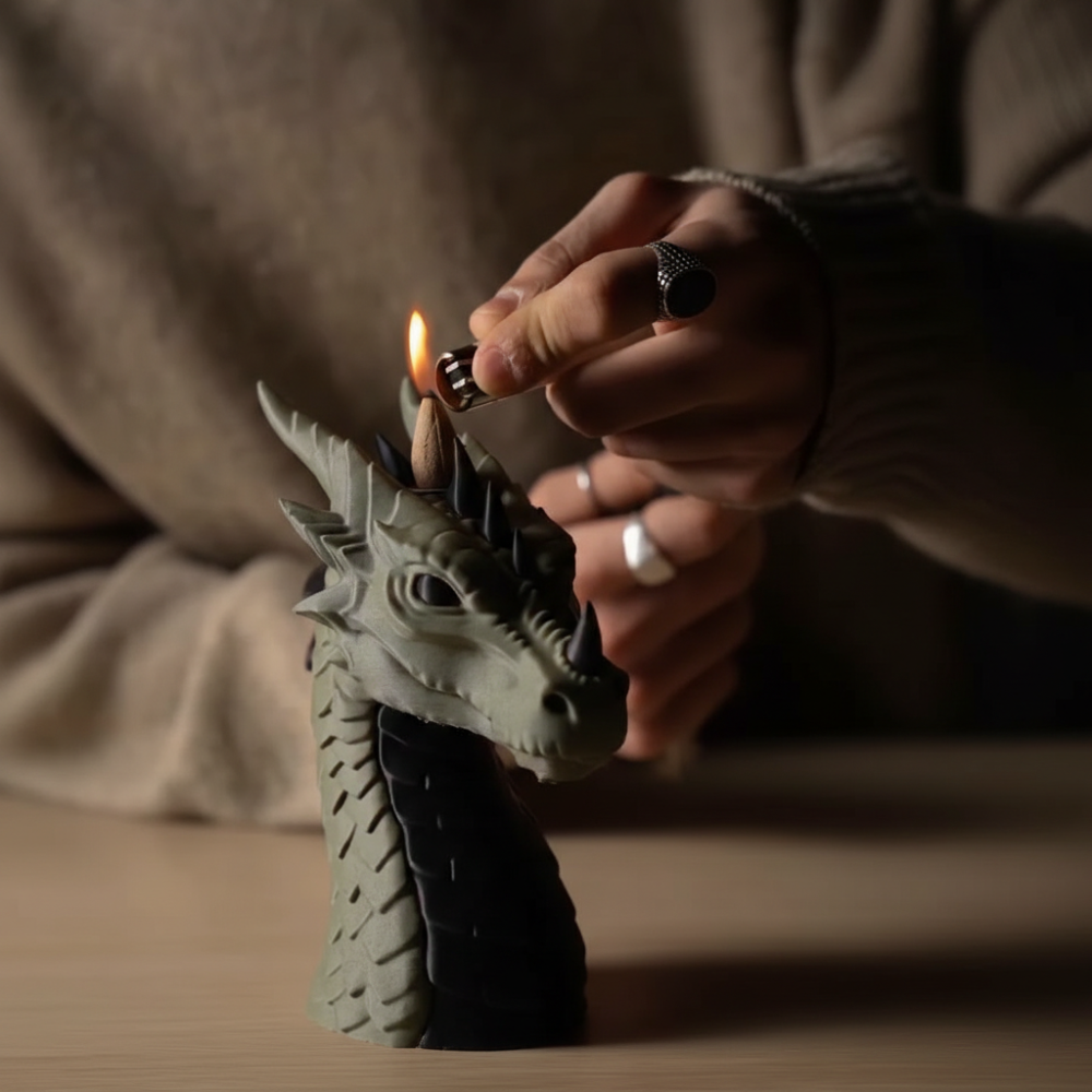 Shadow Flame Dragon Backflow Incense Holder