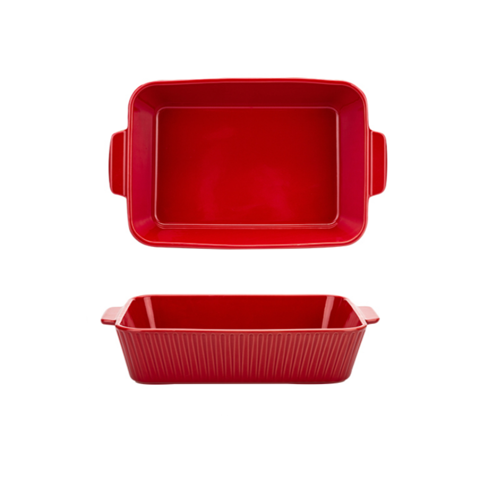 Red Ceramic Dinnerware - Grafton Collection