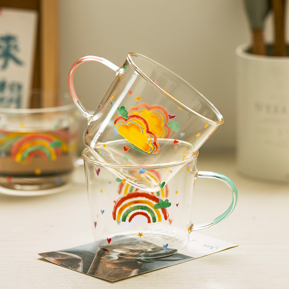 Glass Rainbow Mugs - Grafton Collection