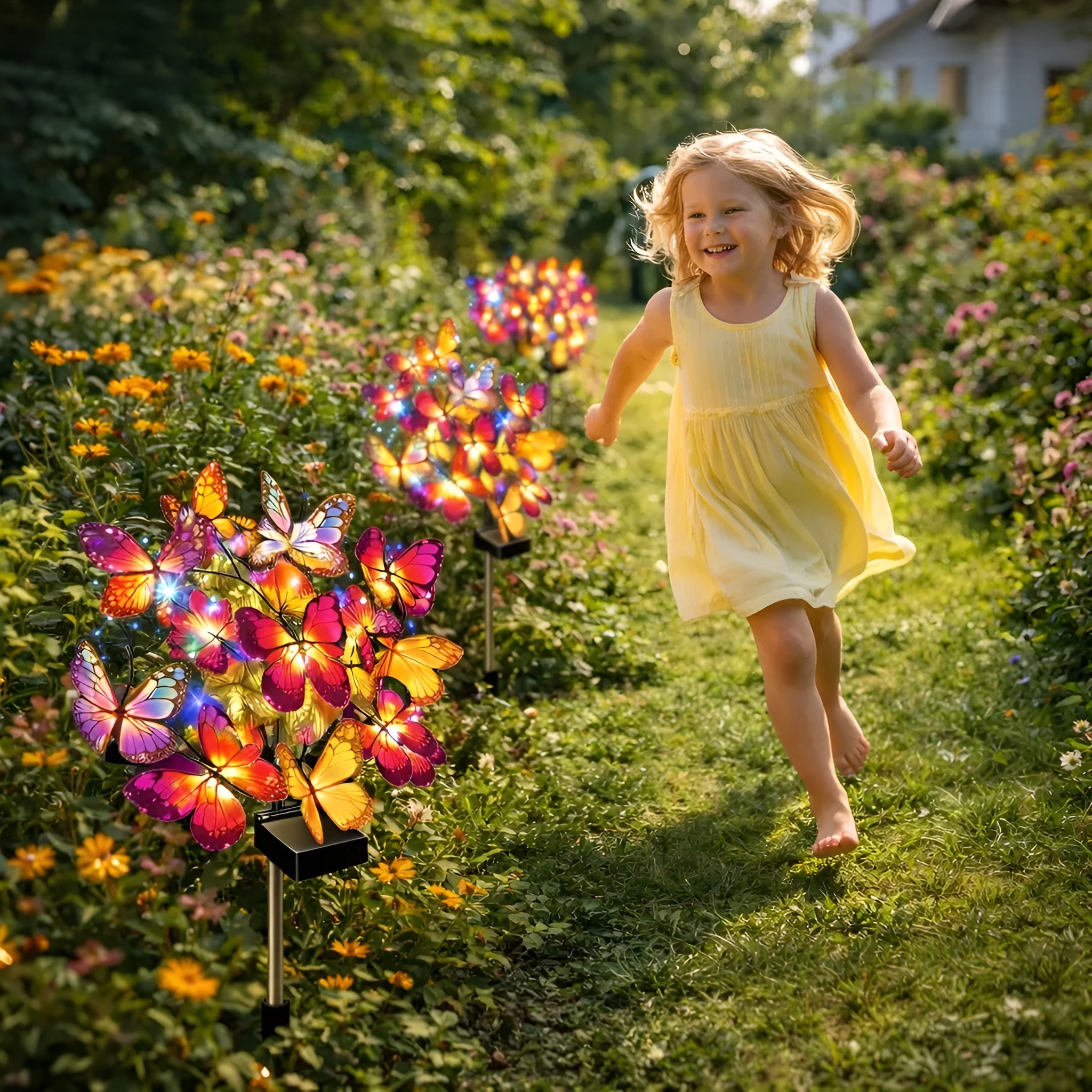 Butterfly Solar Garden Lights Set