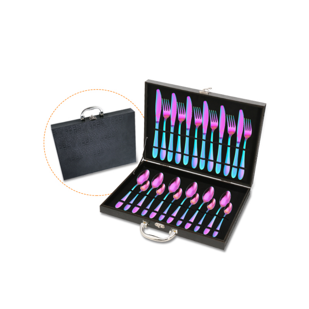 Eco-Friendly Stainless Steel 24Pcs Dinnerware Set - Grafton Collection