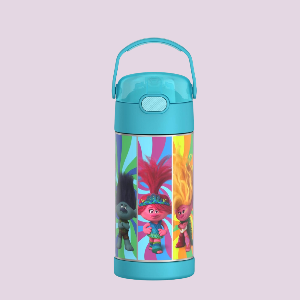 Kids Stainless Steel Vacuum Insulated Water Bottle with Straw