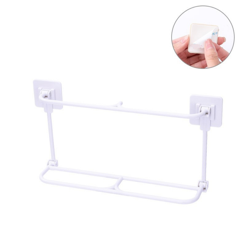 Foldable Double-Layer Wall-Mounted Shoe Storage Rack - Grafton Collection