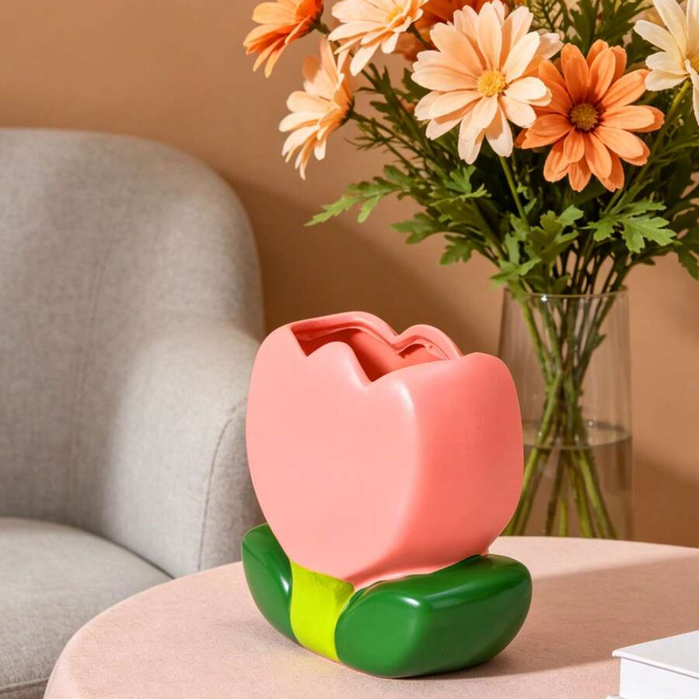 Handmade Realistic Strawberry Resin Vase Bohemian Style Home Decor Gift For Birthday Graduation