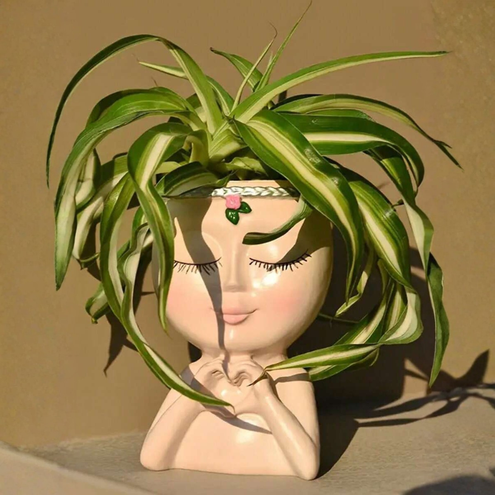 Creative Resin Human Vase For Indoor Or Outdoor Decor