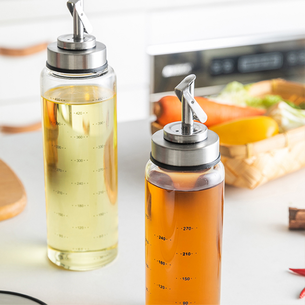 Automatic Release Glass Oil Container - Grafton Collection