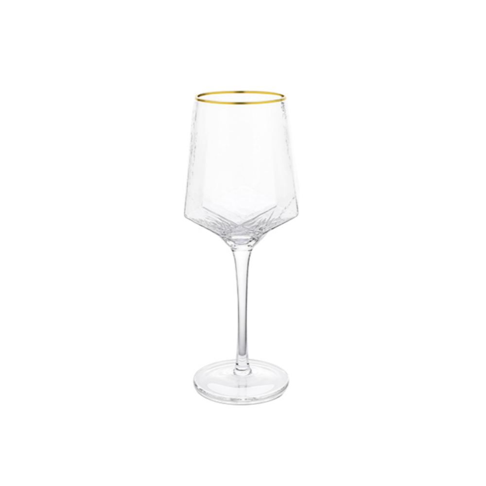 Gold Rim Wine Glasses - Grafton Collection