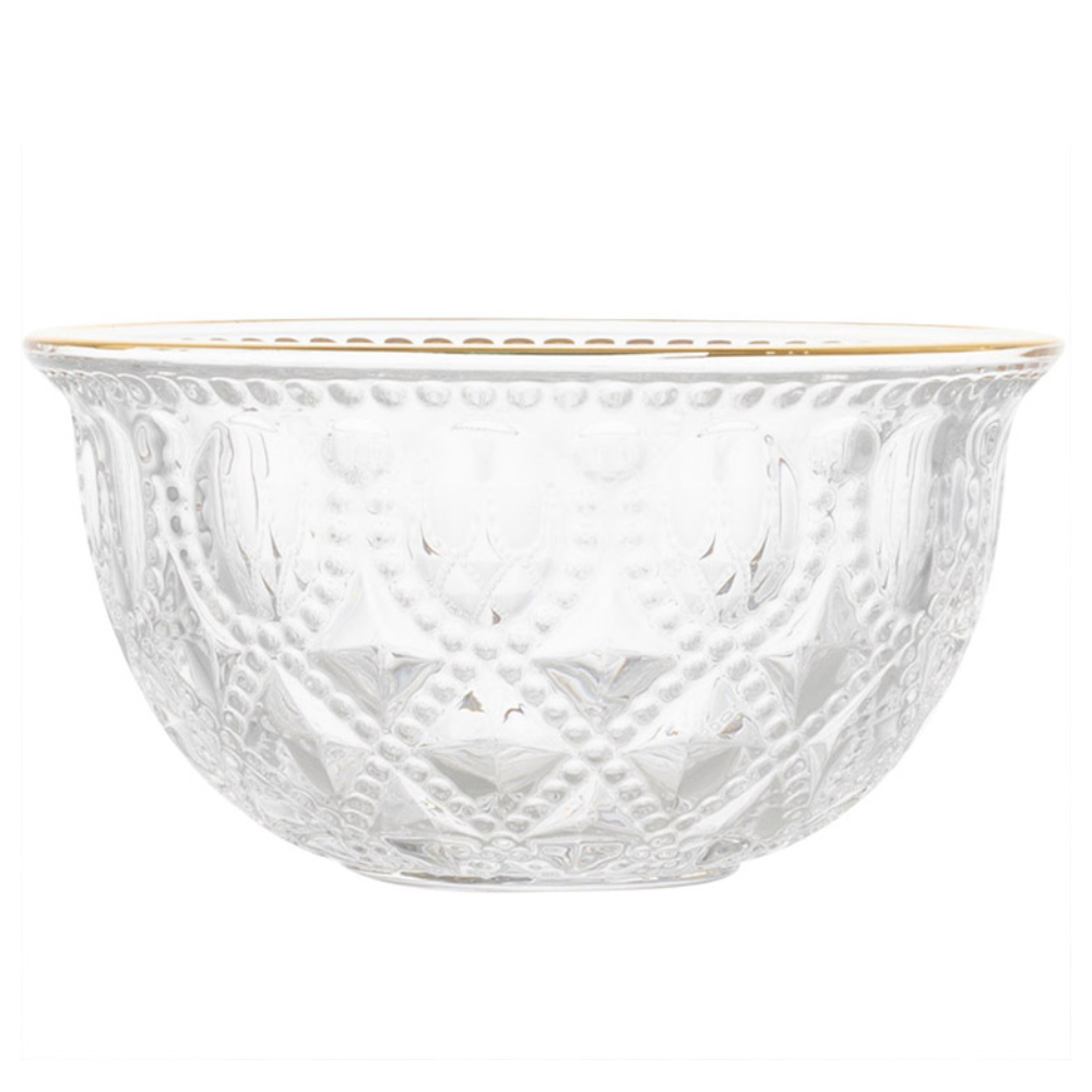 Gold Rim Glass Bowls - Grafton Collection