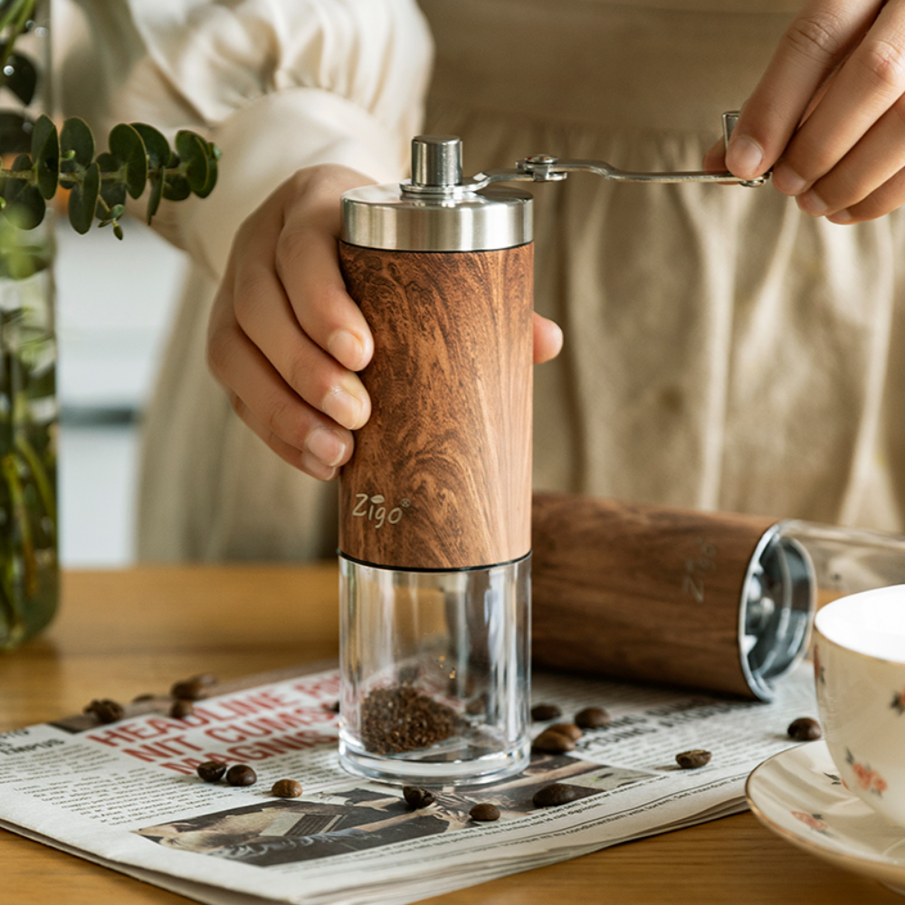 Manual Wooden Coffee Grinder - Grafton Collection
